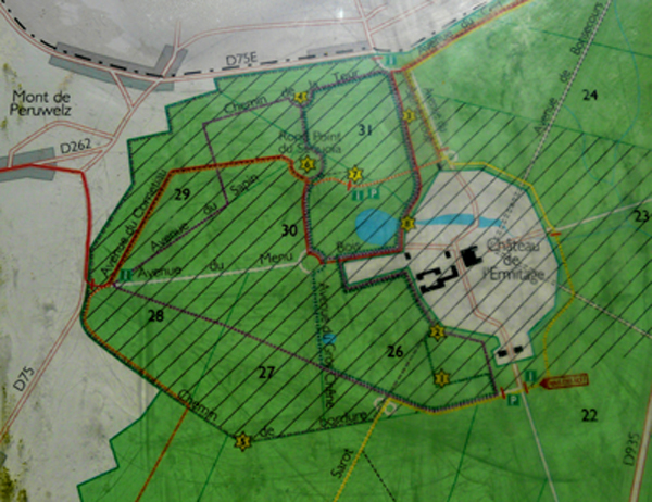 Plan de la Forêt de Bon-Secours